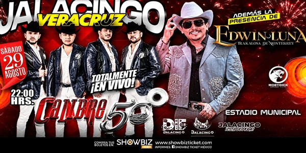 CALIBRE 5O Y EDWIN LUNA - JALACINGO 2026
