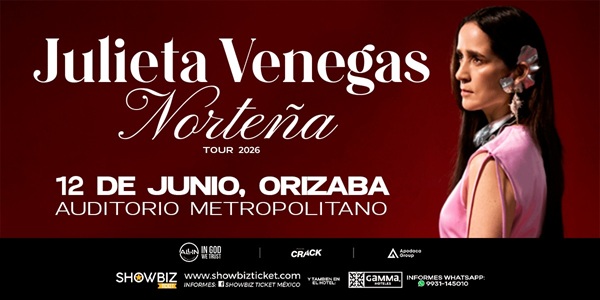 JULIETA VENEGAS - ORIZABA VERACRUZ