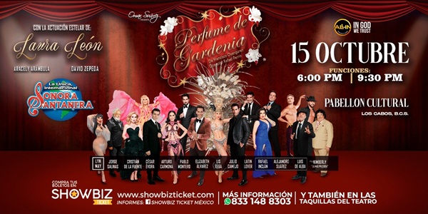 PERFUME DE GARDENIAS 15 DE OCTUBRE LOS CABOS, B.C.S.