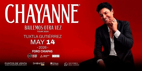 CHAYANNE BAILEMOS OTRA VEZ- TUXTLA GUTIERREZ