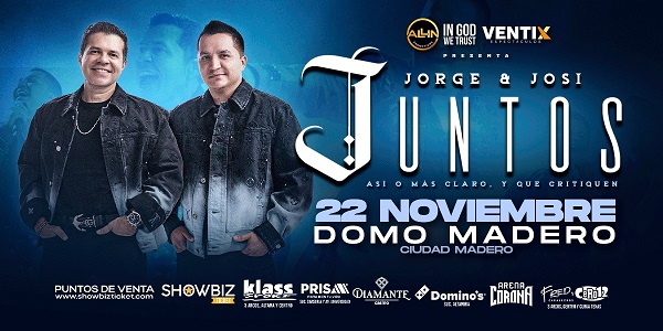 JUNTOS JORGE Y JOSI 22 DE NOVIEMBRE 2024 DOMO MADERO