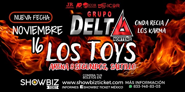 LOS TOYS- ARENA 8 SEGUNDOS SALTILLO- 16 DE NOVIEMBRE 2024