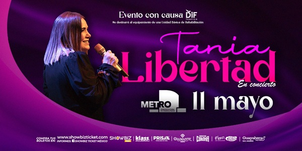 TANIA LIBERTAD EN CONCIERTO- TAMPICO 11 MAYO